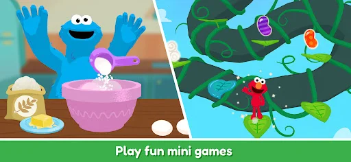 Gameplay screenshot 2 from Sesame Street Games Club - Educational game